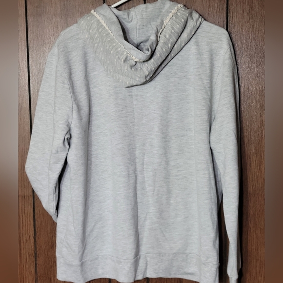 Disney Parks Authentic Minnie Mouse Zip up sweatshirt Gray XL - Picture 4 of 10